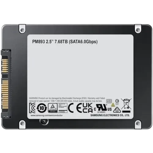 Твердотельный накопитель Samsung 7680 Gb PM893 (MZ7L37T6HBLA-00A07)