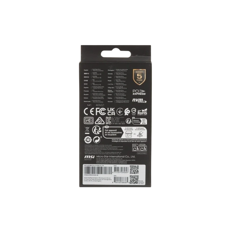 Твердотельный накопитель MSI 1000 Gb SPATIUM M560 (S78-440L0F0-P83)