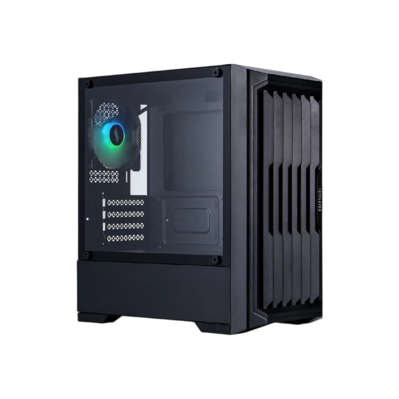 Компьютерный корпус 1STPLAYER BULLET HUNTER H2 ARGB Black (H2-BK-4F7)