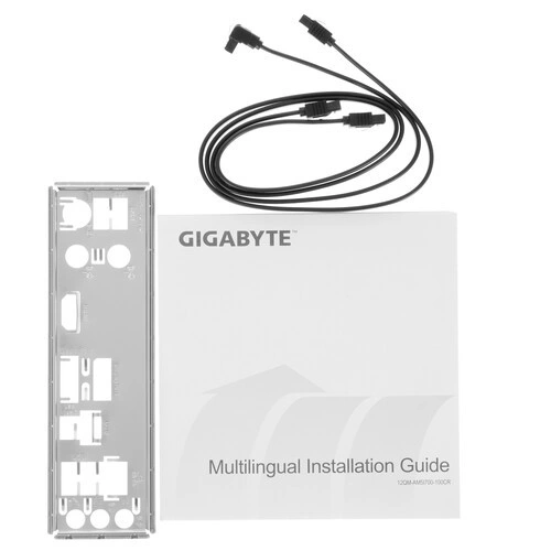 Материнская плата Gigabyte B760M DS3H AX DDR4 2 x кабель SATA, антенна Wi-Fi, документация, задняя планка