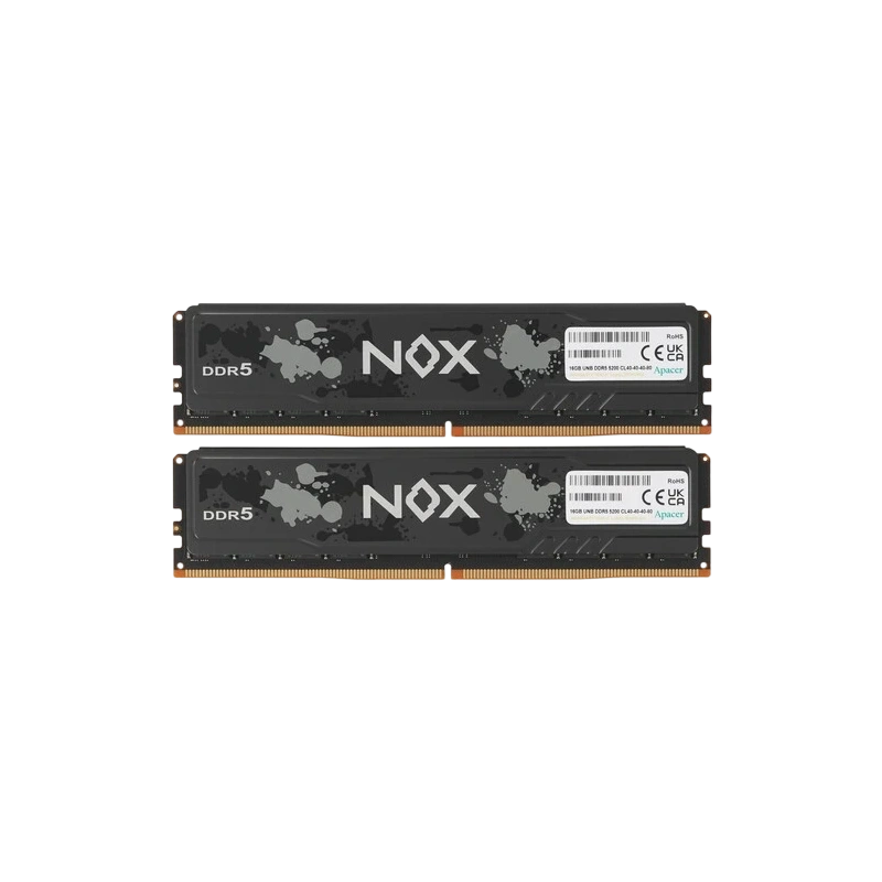 Оперативная память 32 Gb 5200 MHz Apacer NOX (AH5U32G52C522MBAA-2)