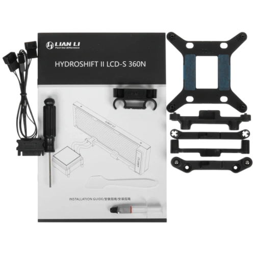 Система жидкостного охлаждения для процессора Lian Li HydroShift II LCD-S 360N (GHS2LCDS36NB) Black (G89.GHS2LCDS36NB.R0)