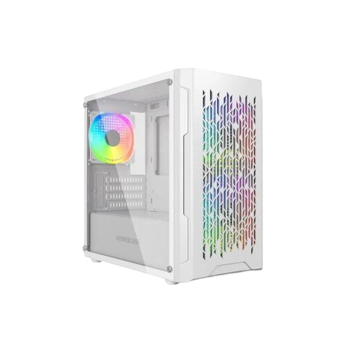 Компьютерный корпус Powercase Mistral Micro D3W TG ARGB PWM White (CMMDW-A3)