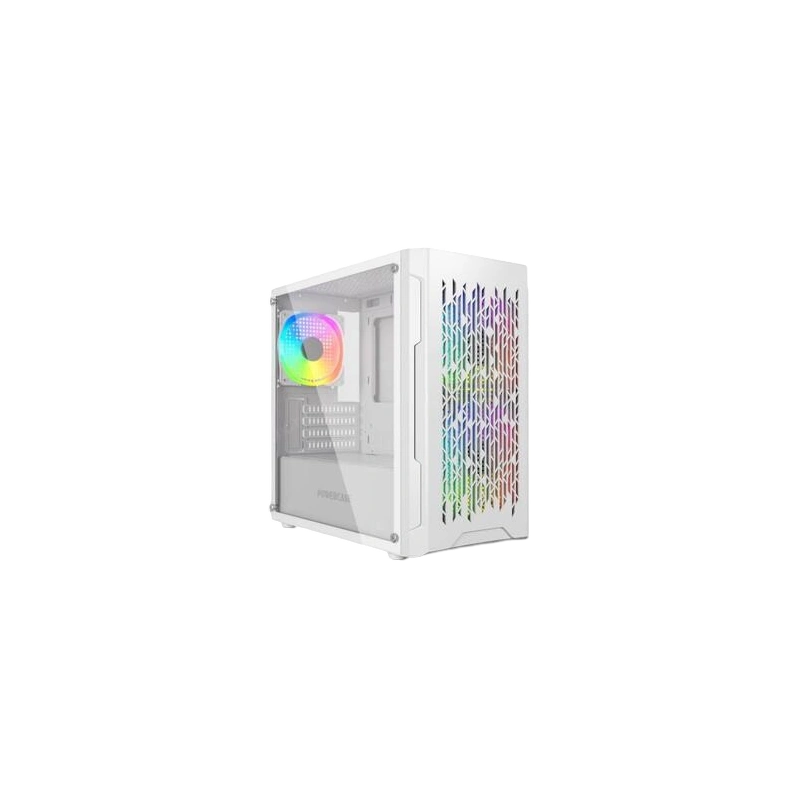 Компьютерный корпус Powercase Mistral Micro D3W TG ARGB PWM White (CMMDW-A3)