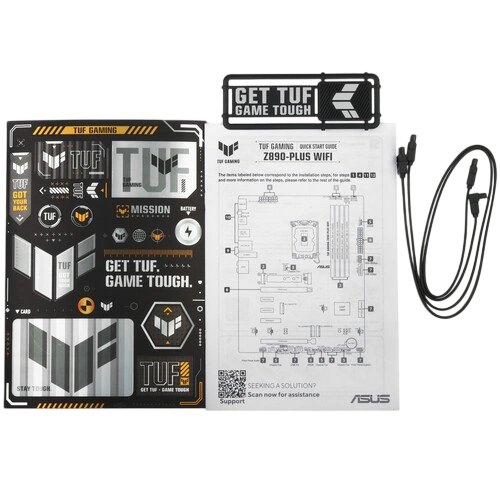 Материнская плата ASUS TUF GAMING Z890-PLUS WIFI (90MB1IQ0-M0EAY0) 2 x кабель SATA, антенна WiFi, документация, комплект наклеек