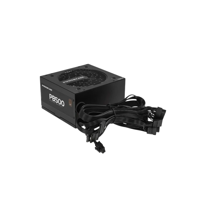 Блок питания Powercase 500W PB500 Black (PS-500B-DC)