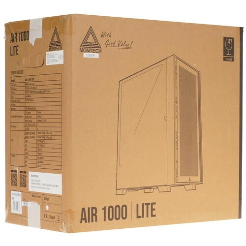 Компьютерный корпус Montech AIR 1000 LITE White (AIR1000LW) документация