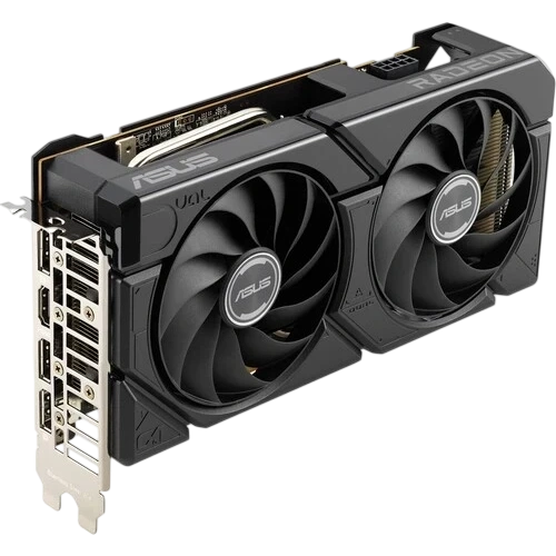 Видеокарта ASUS (DUAL-RX7600-O8G-EVO) Radeon RX 7600 8GB DUAL EVO OC (90YV0LD0-M0NA00)