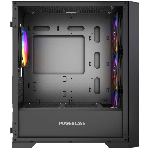 Компьютерный корпус Powercase ByteFlow Micro LE ARGB Black (CAMBFB-A4-LE)