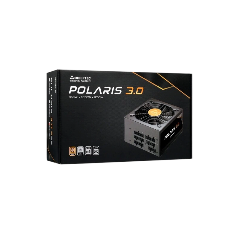 Блок питания Chieftec 1250W POLARIS 3.0 (PPS-1250FC-A3) (PCIe 5.0 Connector Cable Details) комплект кабелей
