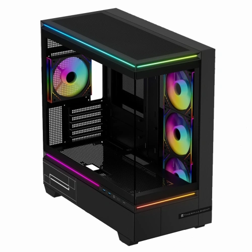 Компьютерный корпус Thermalright M10 FAN4-M TG ARGB Black (TRTLM10BF4M)
