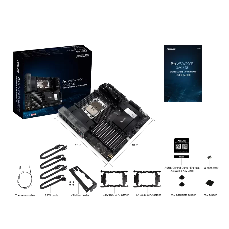 Материнская плата ASUS PRO WS W790E-SAGE SE (90MB1C20-M0EAY0)