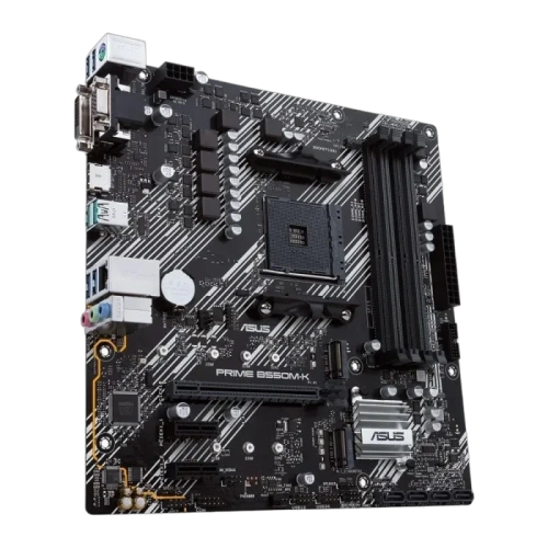 Материнская плата ASUS PRIME B550M-K (90MB14V0-M0EAY0) 2 x кабель SATA, диск с ПО, документация, задняя планка