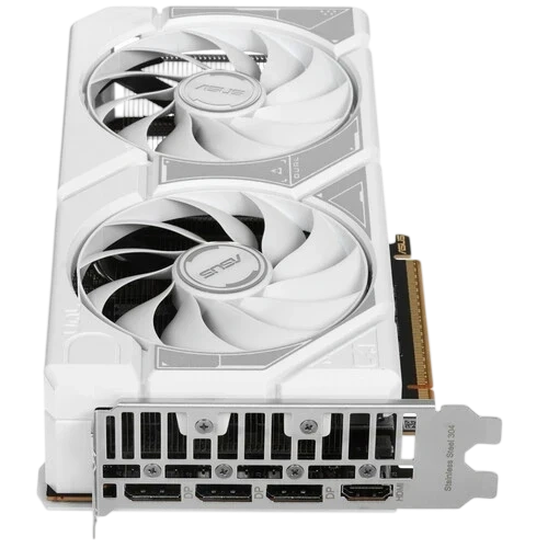 Видеокарта ASUS (DUAL-RTX5060-O8G-WHITE) GeForce RTX 5060 8GB DUAL WHITE OC 90YV0N15-M0NA00)