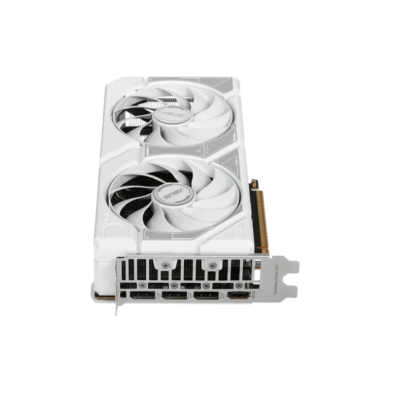 Видеокарта ASUS (DUAL-RTX5060-O8G-WHITE) GeForce RTX 5060 8GB DUAL WHITE OC 90YV0N15-M0NA00)