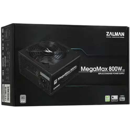 Блок питания Zalman 800W ZM800-TXII (V2) документация, кабельные стяжки, комплект крепежа