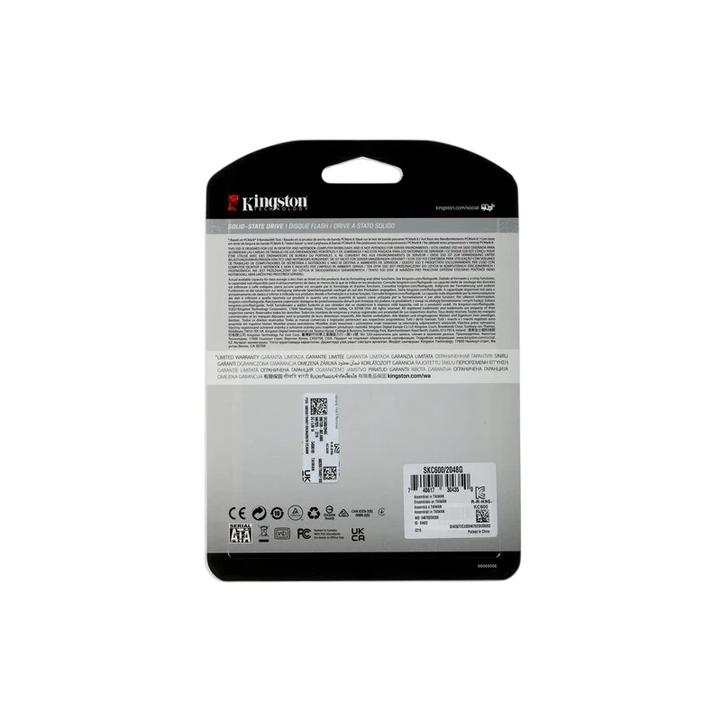 Твердотельный накопитель Kingston 2000 Gb KC600 (SKC600/2048G) BOX