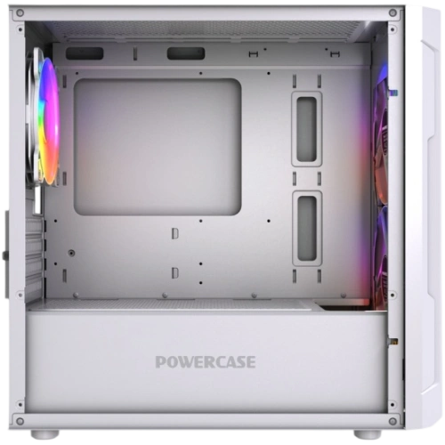 Компьютерный корпус Powercase Mistral Micro D3W TG ARGB V2 White (CMMDW-A3-V2)