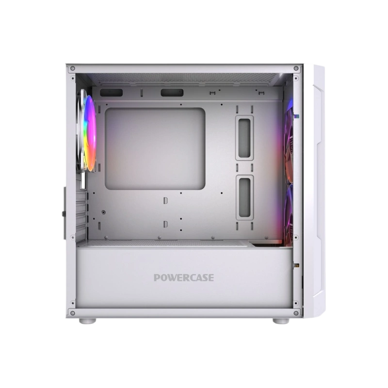 Компьютерный корпус Powercase Mistral Micro D3W TG ARGB V2 White (CMMDW-A3-V2)