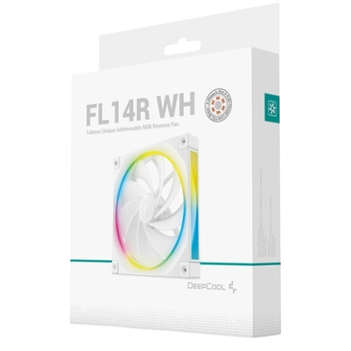 Вентилятор для корпуса Deepcool FL14R WH Reverse ARGB White