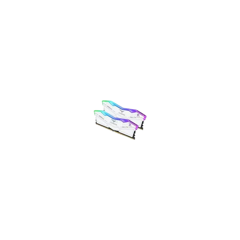 Оперативная память 64 Gb 6000 MHz Team Group T-FORCE DELTA RGB White (FF4D564G6000HC38ADC01)