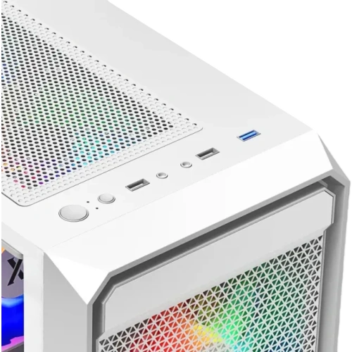 Компьютерный корпус XASTRA A303M TG 3FRGB White (A303M-2FC14F-1FC12F-D-WH)