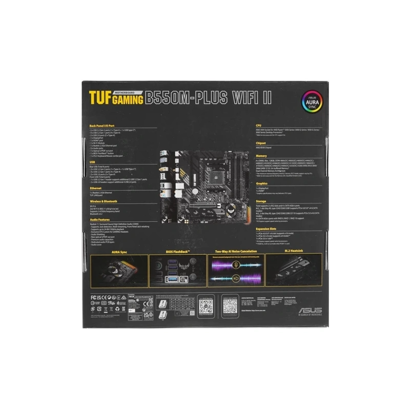 Материнская плата ASUS TUF GAMING B550M-PLUS WIFI II (90MB19Y0-M0EAY0)