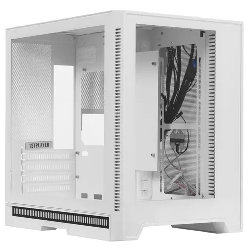 Компьютерный корпус 1STPLAYER STEAM PUNK SP6 TG White (SP6-G-WH)