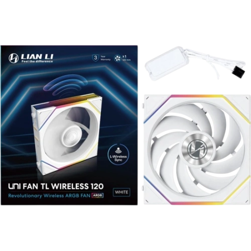 Вентилятор для корпуса Lian Li UNI FAN TL WIRELESS 120 12TL1W1W WHITE (G99.12TL1W1W.R0)