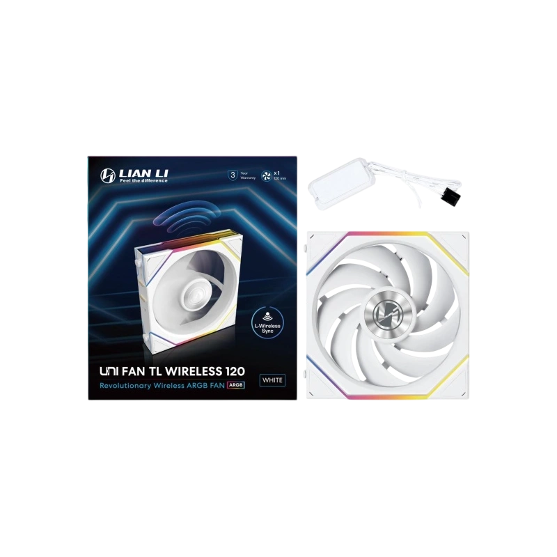 Вентилятор для корпуса Lian Li UNI FAN TL WIRELESS 120 12TL1W1W WHITE (G99.12TL1W1W.R0)