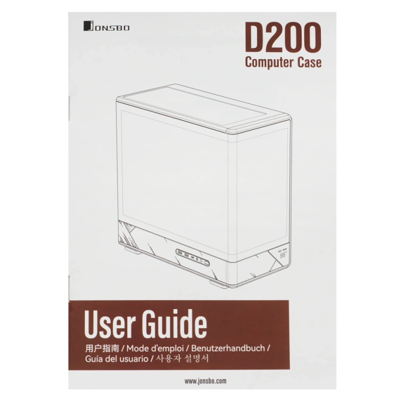 Компьютерный корпус JONSBO D200 TG Black