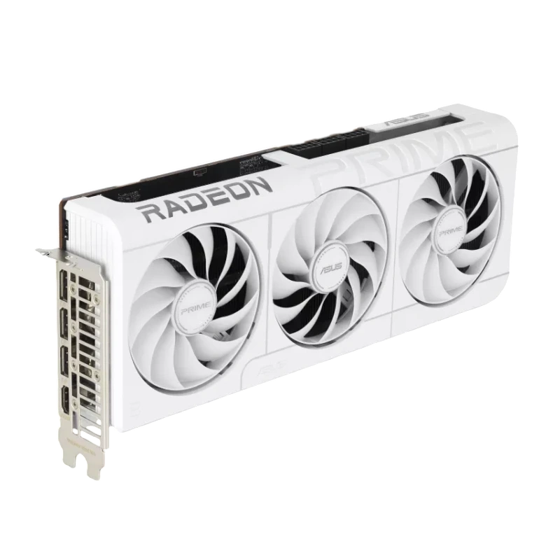 Видеокарта ASUS (PRIME-RX9070XT-O16G-WHITE) Radeon RX 9070 XT 16GB PRIME OC WHITE (90YV0L75-M0NA00)