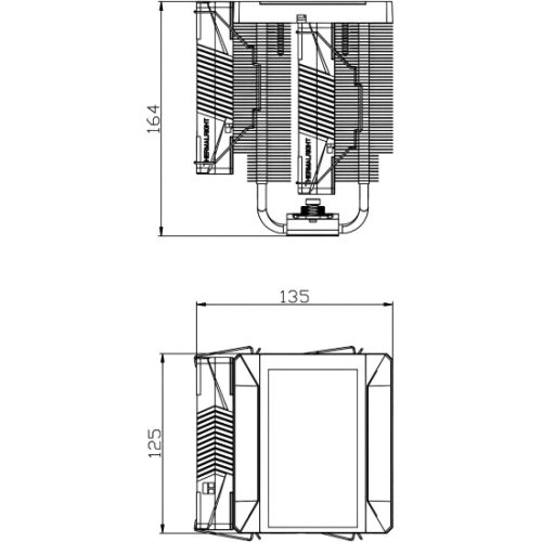 Кулер для процессора Thermalright Peerless Assassin Vision 120 MAX ARGB Black (TRPA120VMAB)