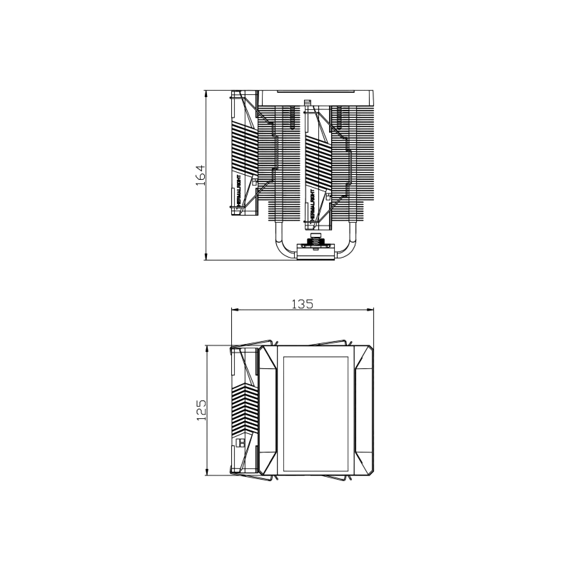 Кулер для процессора Thermalright Peerless Assassin Vision 120 MAX ARGB Black (TRPA120VMAB)