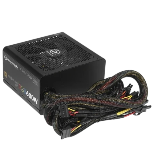 Блок питания Thermaltake 600W TOUGHPOWER GX1 RGB 600 (PS-TPD-0600NHFAGE-1) документация, кабельные стяжки, комплект крепежа