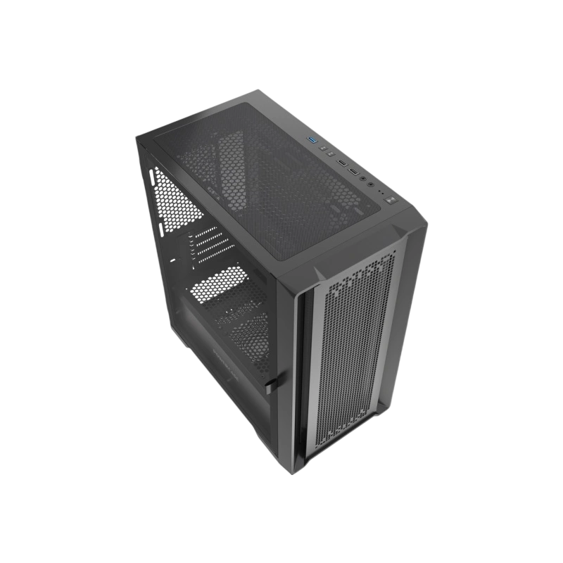 Компьютерный корпус Powercase ByteFlow Micro NF TG Black (CAMBNF-F0)