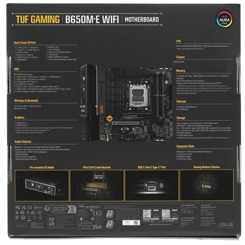 Материнская плата ASUS TUF GAMING B650M-E (90MB1FU0-M0EAY0)