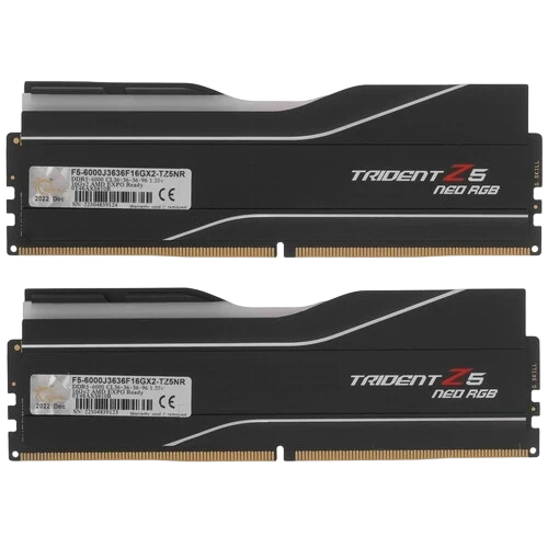 Оперативная память 32 Gb 6000 MHz G.Skill TRIDENT Z NEO RGB (F5-6000J3636F16GX2-TZ5NR)