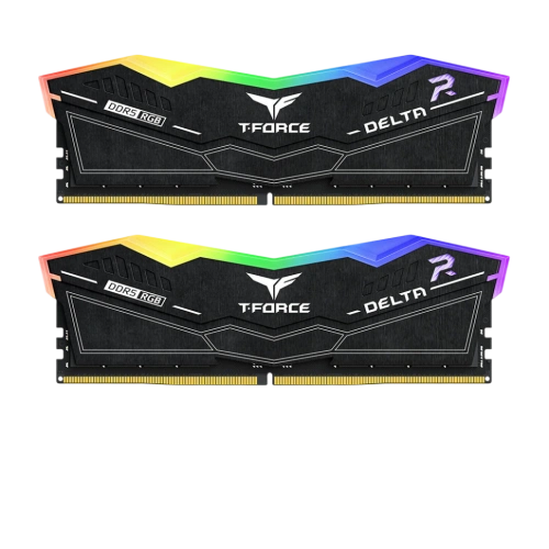 Оперативная память 32 Gb 6400 MHz Team Group T-FORCE DELTA RGB Black (FF3D532G6400HC38JDC01)
