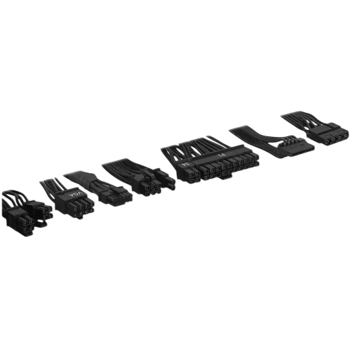 Блок питания FSP 750W VITA-750GM 16 Pin (PCIe 5.0 Connector Cable Details) документация, кабельные стяжки, комплект кабелей