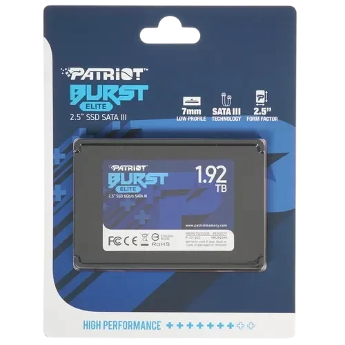 Твердотельный накопитель Patriot 1920 Gb BURST E (PBE192TS25SSDR)