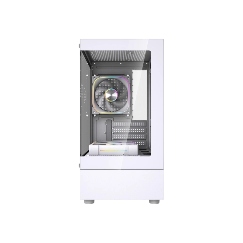 Компьютерный корпус Powercase Vision Micro M1 TG ARGB White (CVMM1W-A3)