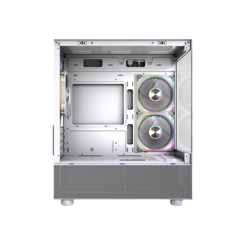 Компьютерный корпус Powercase Vision Micro M2 TG ARGB White (CVMWM2-A3)