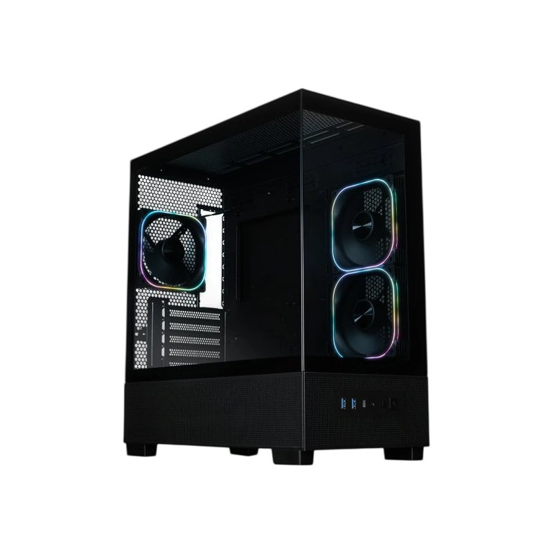 Компьютерный корпус XASTRA Q500M 3ARGB-FG-C10-UC ARGB Black (Q500M-3FG12A-C10-UC)