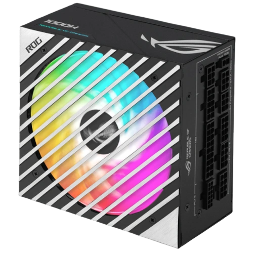 Блок питания ASUS 1000W ROG-LOKI-1000P-SFX-LGAMING (90YE00N1-B0NA00) адаптер SFX-ATX, документация, кабель синхронизации RGB-подсветки, комплект кабелей