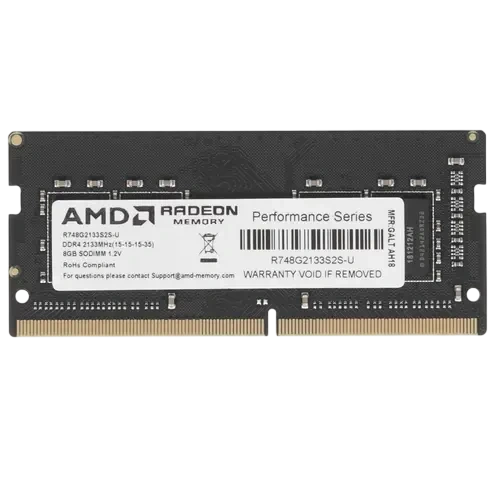 Оперативная память 8 Gb 2133 MHz AMD R7 PERFOMANCE SERIES Black (R748G2133S2S-UO)