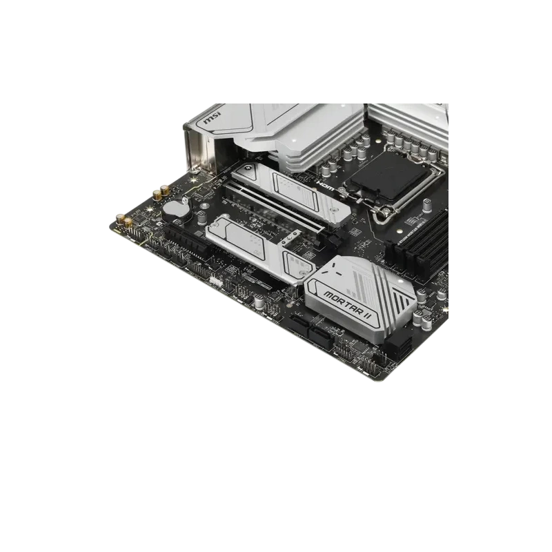 Материнская плата MSI MAG B760M MORTAR WIFI II антенна Wi-Fi, документация, задняя планка, кабель SATA