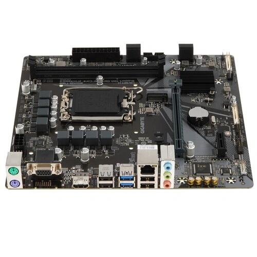 Материнская плата Gigabyte H610M H 2 x кабель SATA, документация, задняя планка