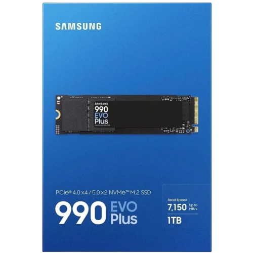 Твердотельный накопитель Samsung 1000 Gb 990 EVO PLUS (MZ-V9S1T0BW) BOX