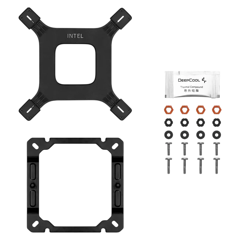 Кулер для процессора Deepcool AG400 DIGITAL BK ARGB Black